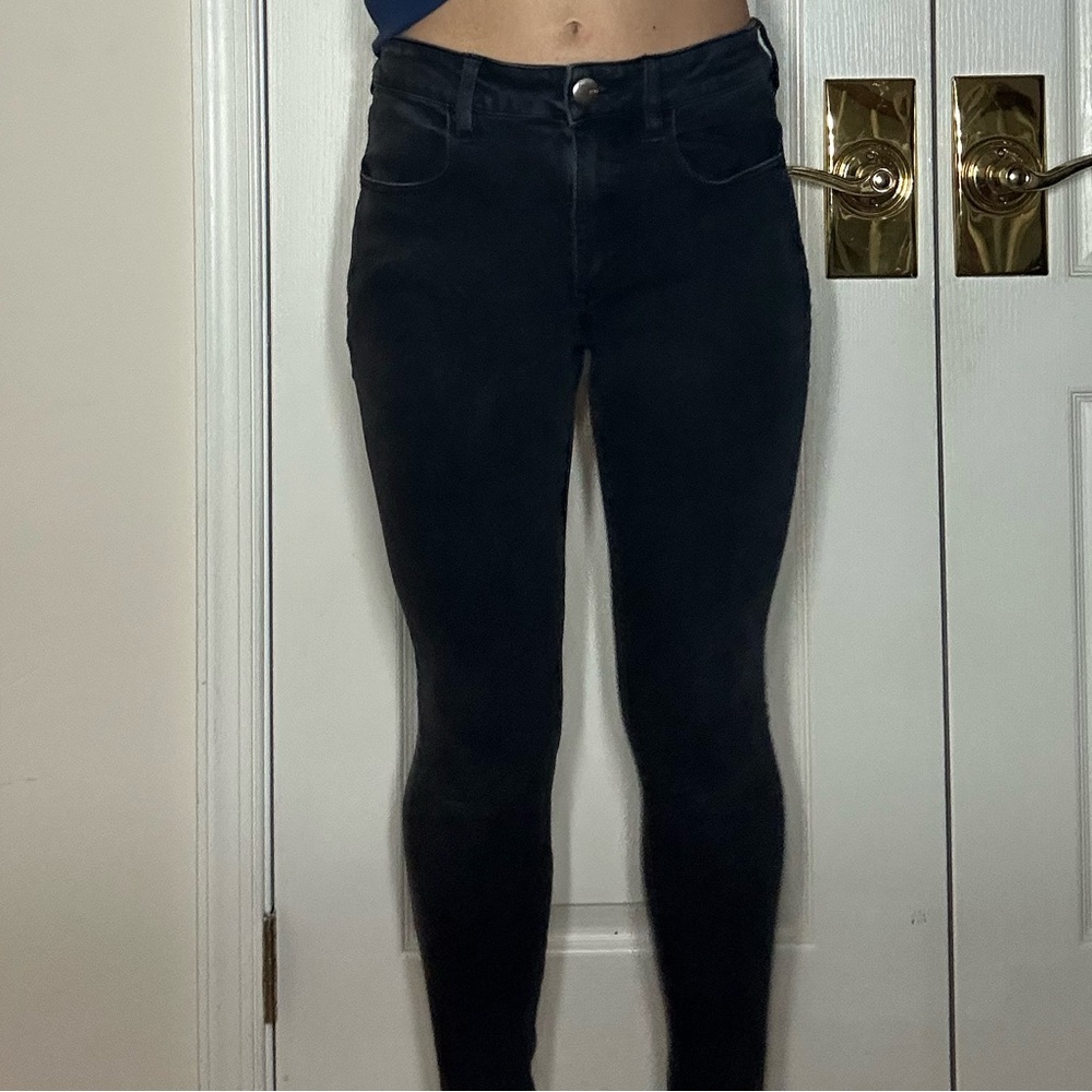 American Eagle Outfitters Gray Super Stretch Jeans